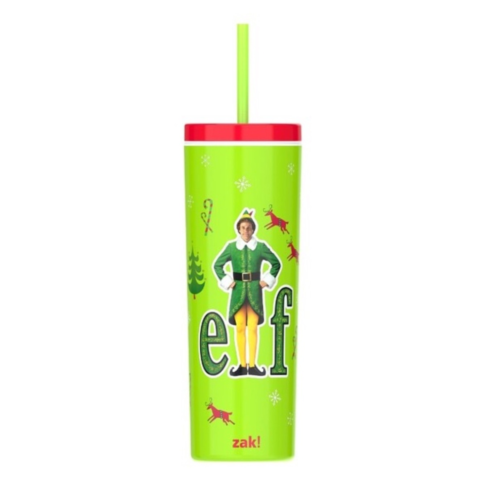 Elf Movie Green Tumbler 22.5 oz tumbler with straw